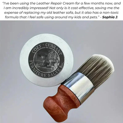 Leather Repair Cream with Free Brush